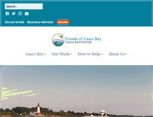 Tablet Screenshot of cascobay.org